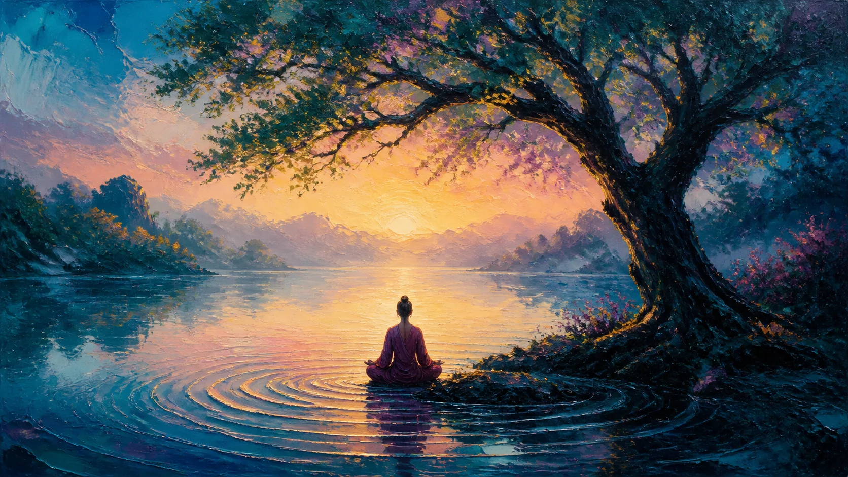 In the Silence of Meditation's Embrace